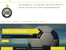 Tablet Screenshot of clubelausanne.com.br
